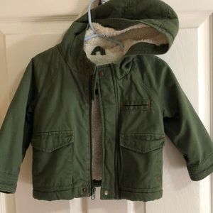 Toddler Sherpa lined utility jacket